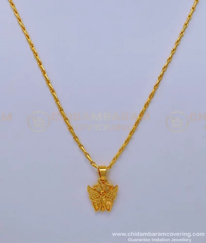 Baby girl gold chain on sale design